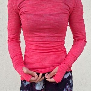 Lululemon Pink Long Sleeve Top